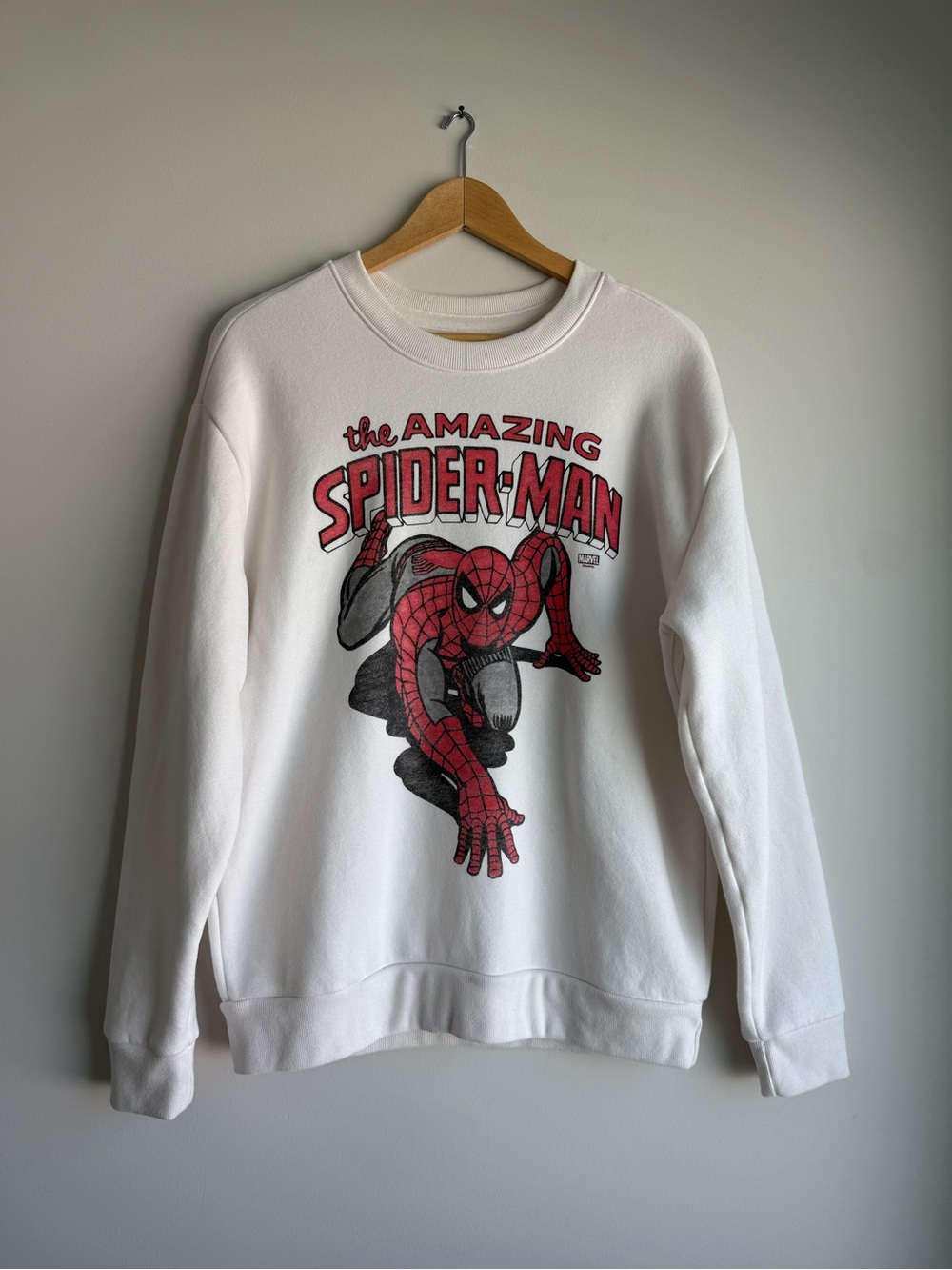 Hollister Marvel Amazing Spider-Man Graphic Sweatshirt M